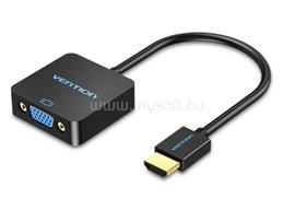 VENTION HDMI -> VGA, 0,15m + Micro USB/F és Audio Port konverter (fekete) VENTION_42161 small