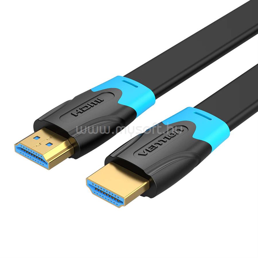 VENTION HDMI 2.0 lapos 1,5m kábel (fekete)