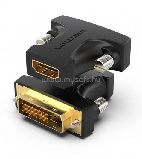 VENTION HDMI/F -> DVI/M 24+5 adapter (fekete)