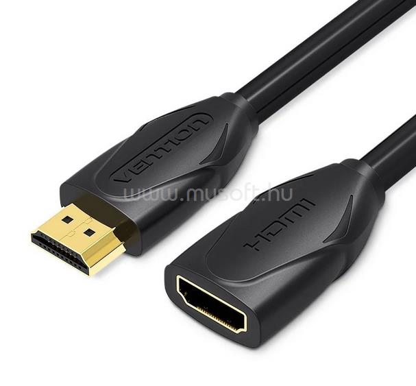 VENTION HDMI/M -> HDMI/F hosszabbító 5m, kábel (fekete)