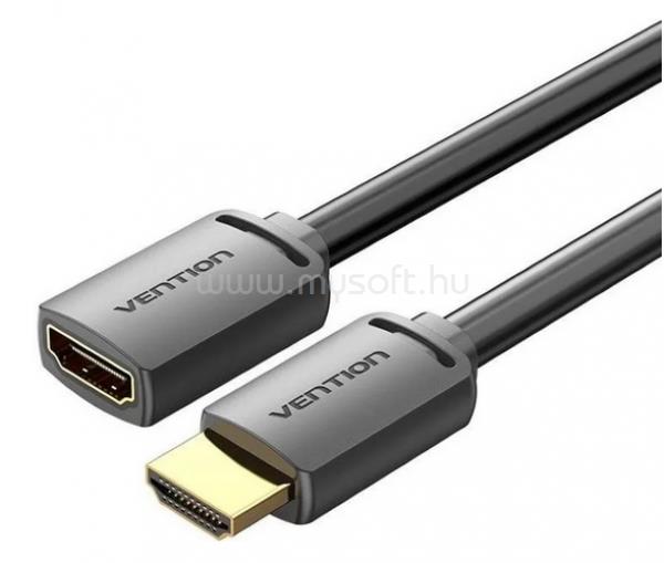 VENTION HDMI/M -> HDMI/F 4K HD PVC 2m kábel (fekete)