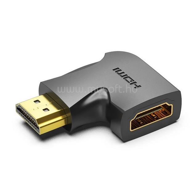 VENTION HDMI/M 270fokos -> HDMI/F 4K síklapos adapter (fekete)