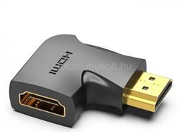 VENTION HDMI/M 90fokos -> HDMI/F 4K,síklapos adapter (fekete) AIPB0 small