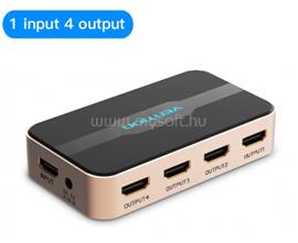 VENTION HDMI Splitter (1be-4ki, 4K@30Hz arany-fekete) ACCG0-EU small