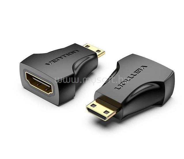 VENTION mini HDMI/M -> HDMI/F 4K adapter (fekete)