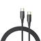 VENTION Nylon USB-C -> USB-C 2.0,(3A, fekete), 1m, kábel TAUBF small