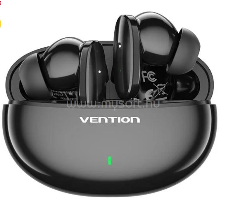 VENTION SPORT vezeték nélküli mikrofonos fülhallgató (fekete)