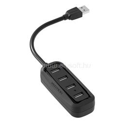 VENTION USB 2.0 4-Portos 1m, hub (fekete) VAS-J43-B100 small