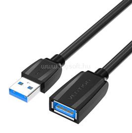 VENTION USB 3.0 hosszabbító, 1,5m, kábel (fekete) VAS-A45-B150 small