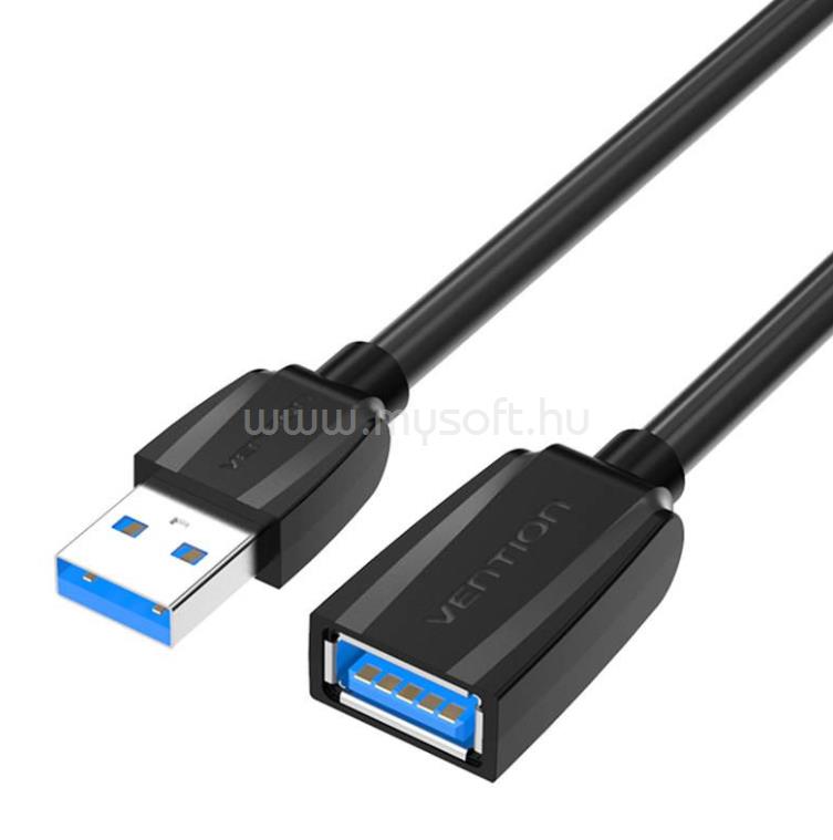 VENTION USB 3.0,hosszabbító, 1m, kábel (fekete)