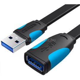 VENTION USB 3.0 hosszabbító, lapos, 0,5m, kábel (fekete) VAS-A13-B050 small