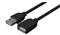 VENTION USB-A 2.0/M -> USB-A 2.0/F  hosszabbító,PVC,3m, kábel (fekete) VAS-A44-B300 small