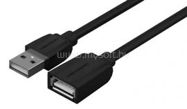VENTION USB-A 2.0/M -> USB-A 2.0/F  hosszabbító,PVC 5m, kábel (fekete) VAS-A44-B500 small