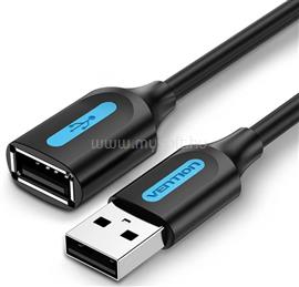 VENTION USB-A 2.0/M -> USB-A 2.0/F hosszabbító PVC 1m kábel (fekete) CBIBF small