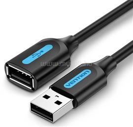 VENTION USB-A 2.0/M -> USB-A 2.0/F hosszabbító PVC 2m kábel (fekete) CBIBH small