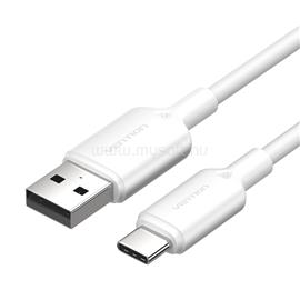 VENTION USB-A 2.0/M -> USB-C/M, 1m,(fehér), kábel CTQWF small