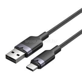 VENTION USB-A 2.0/M -> USB-C/M, 1m,(fekete,3A), kábel CTNBF small