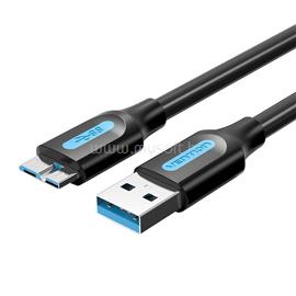 VENTION USB-A 3.0/M ->  Micro USB-B/M, 0,25m PVC kábel (fekete) COPBC small