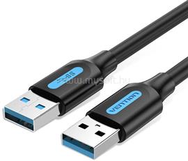 VENTION USB-A 3.0/M ->  USB-A 3.0/M, PVC 1,5m, kábel (fekete) CONBG small