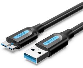 VENTION USB-A 3.0/M -> Micro USB-B, PVC 1m, kábel (fekete) COPBF small