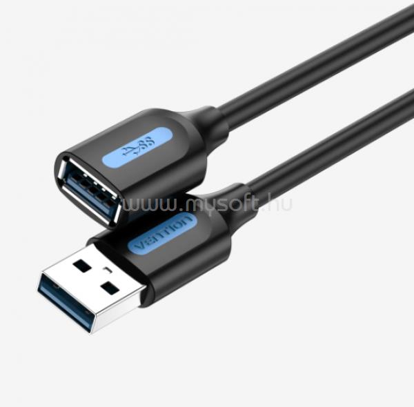 VENTION USB-A 3.0/M -> USB-A 3.0/F hosszabbító,PVC 1m, kábel