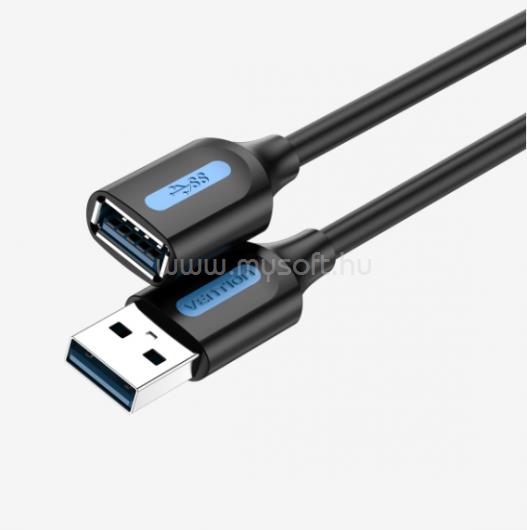 VENTION USB-A 3.0/M -> USB-A 3.0/F hosszabbító,PVC 2m kábel