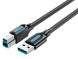VENTION USB-A 3.0/M -> USB-B/M PVC 1m, kábel (fekete) COOBF small