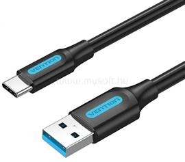 VENTION USB-A 3.0/M -> USB-C/M kábel PVC 0,5m kábel (fekete) COZBD small