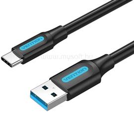 VENTION USB-A 3.0/M -> USB-C/M kábel PVC 2m kábel (fekete) COZBH small