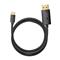 VENTION USB-C -> DisplayPort, (4K,fekete),2m, kábel CRJBH small