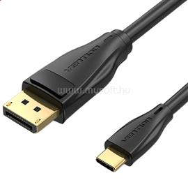 VENTION USB-C -> Displayport, 1,5m kábel (fekete) CGYBG small