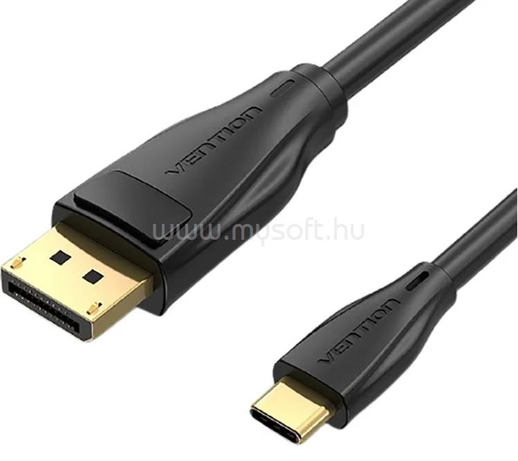 VENTION USB-C -> Displayport 2m kábel (fekete)