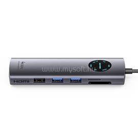 VENTION USB-C -> DP/HDMI/USB 3.0*2/USB 2.0/RJ45/SD/TF/PD MST, dokkoló TQUHB small