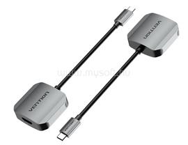 VENTION USB-C -> HDMI (0,15m Szürke Aluminum Ötvözet) konverter TDEHB small