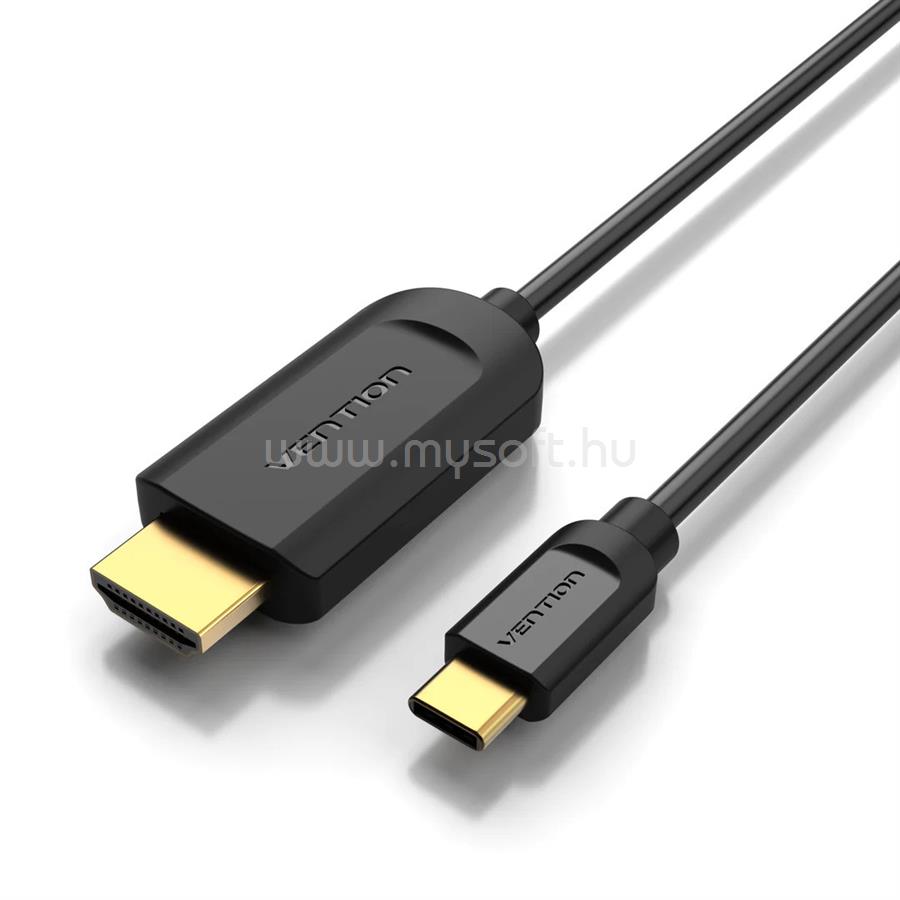 VENTION USB-C -> HDMI 1.4 2m kábel (fekete)
