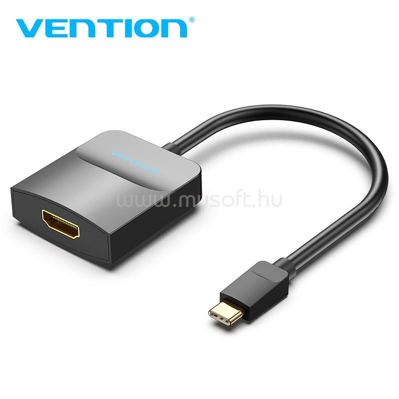 VENTION USB-C -> HDMI ABS type 0,15m adapter (fekete)