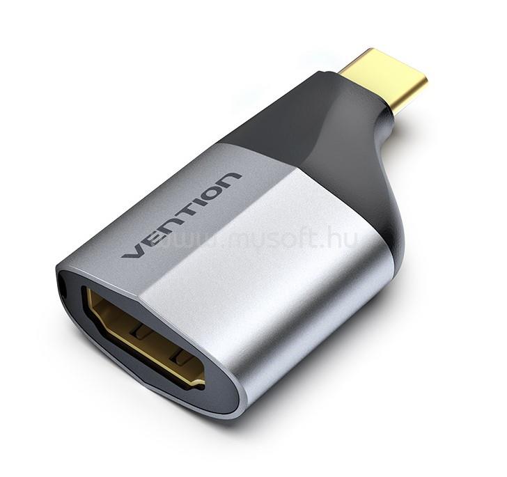 VENTION USB-C -> HDMI/F 4K,60Hz, ABS adapter (szürke)