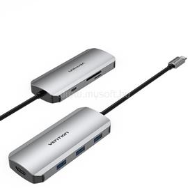 VENTION USB-C -> HDMI/USB 3.0x3/SD/TF/PD 7 az 1-ben dokkoló TOJHB small