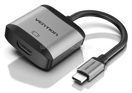 VENTION USB-C -> USB3.0*4/PD 0,15m Hub (szürke fémszerű), TGAHB small