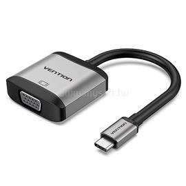 VENTION USB-C -> VGA (0,15m Szürke Aluminum Ötvözet) konverter TDFHB small