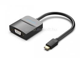 VENTION USB-C -> VGA, 0,15m ABS adapter (fekete) TDDBB small