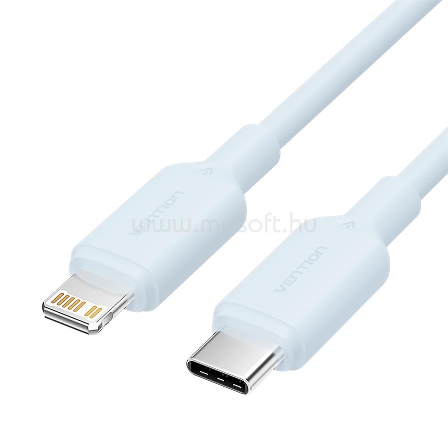 VENTION USB-C 2.0 -> Lightning, (3A, blue) 1m, kábel