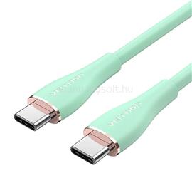 VENTION USB-C 2.0/M -> USB-C 2.0/M 5A szilikon 1,5m kábel (zöld) TAWGG small