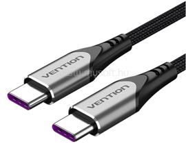 VENTION USB-C 3.1/M -> USB-C 3.1/M szövet (szürke) 1,5m kábel TAAHG small