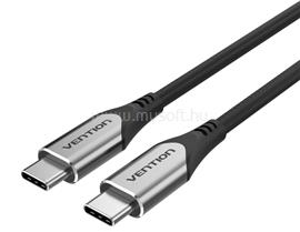 VENTION USB-C 3.1/M -> USB-C 3.1/M szövet 1m kábel (szürke) TAAHF small