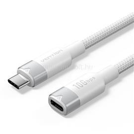 VENTION USB-C 3.2/M -> USB-C 3.2/F, 0,5m,(hosszabbító, fehér, Gen2, 10Gbps), kábel TRFWD small