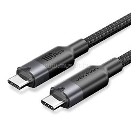 VENTION USB-C 3.2/M, 0,5m,(fekete, Gen2, 10Gbps), kábel TRGBD small