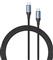 VENTION USB-C 4.0/M -> USB-C 4.0/M szövet 5A,alu (szürke) 1m kábel TAVHF small