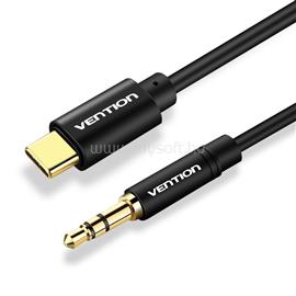 VENTION USB-C/M -> 3.5mm Jack, (fekete), 1m, kábel BGABF small
