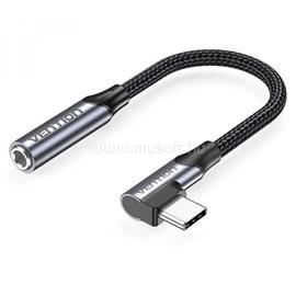 VENTION USB-C/M -> 3,5mm Jack 0,1m 90 fokos adapter BGLHA small